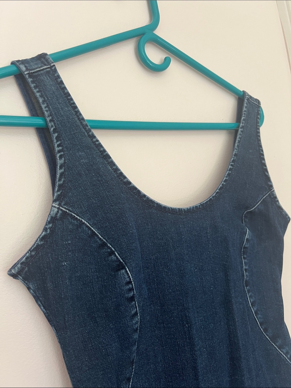 Guess • Women’s S • Dark Navy Denim Tank Dress - Picture 7 of 10